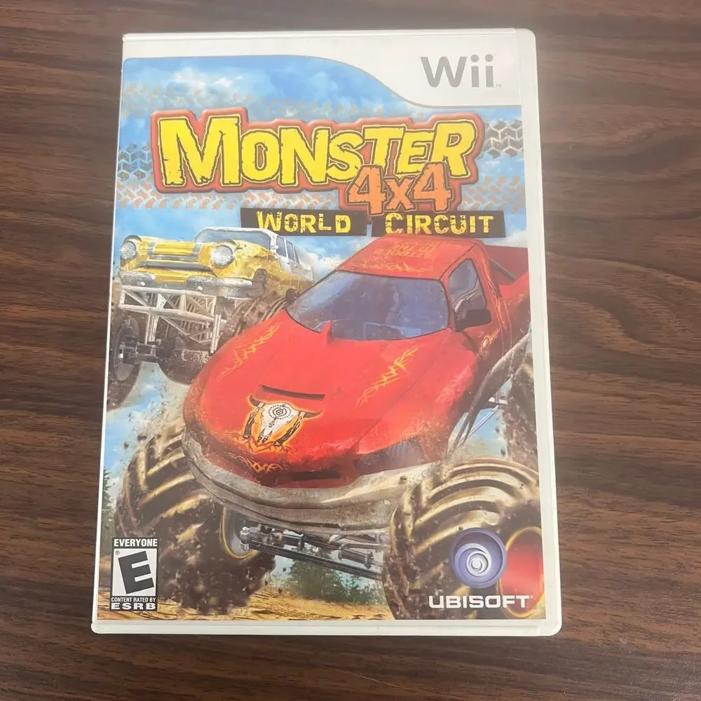 Wii Lot of 3 Video Games Hot Wheels Track Attack Monster 4x4 Myth Makers CIB